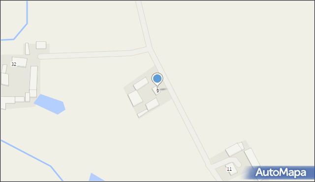 Droglewo, Droglewo, 9, mapa Droglewo