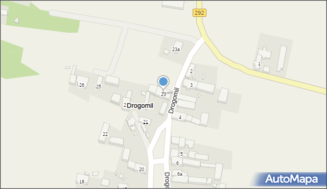 Drogomil, Drogomil, 23, mapa Drogomil