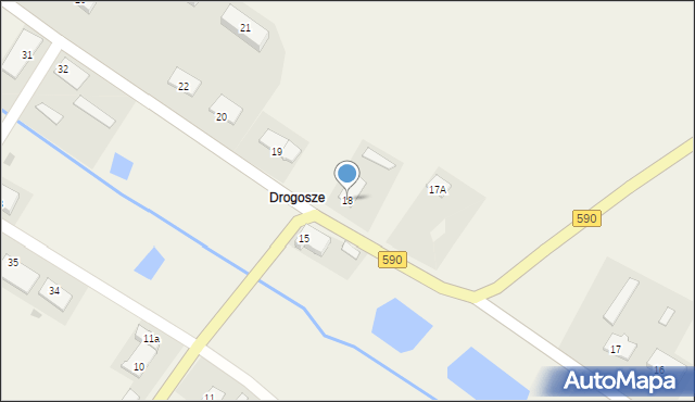 Drogosze, Drogosze, 18, mapa Drogosze