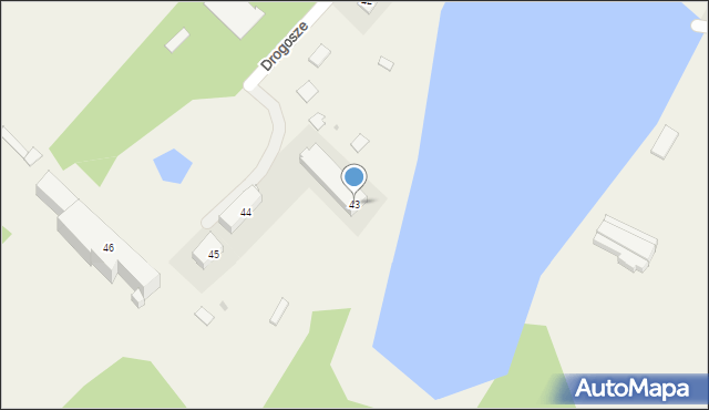Drogosze, Drogosze, 43, mapa Drogosze