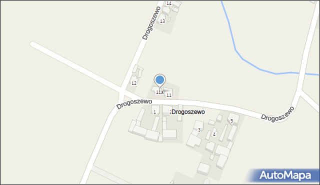 Drogoszewo, Drogoszewo, 11a, mapa Drogoszewo