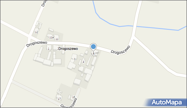Drogoszewo, Drogoszewo, 5, mapa Drogoszewo