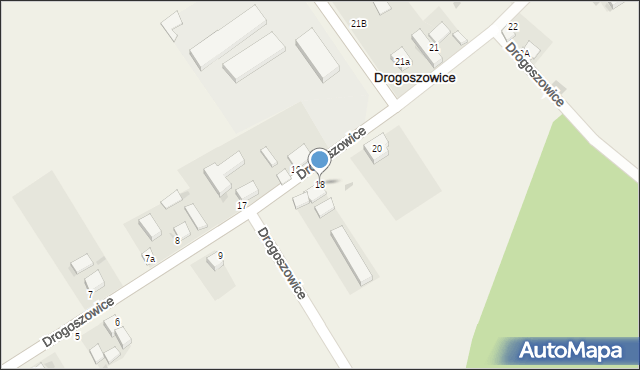 Drogoszowice, Drogoszowice, 18, mapa Drogoszowice