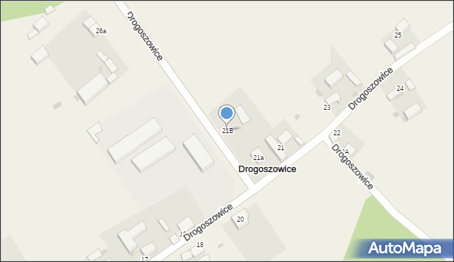 Drogoszowice, Drogoszowice, 21B, mapa Drogoszowice