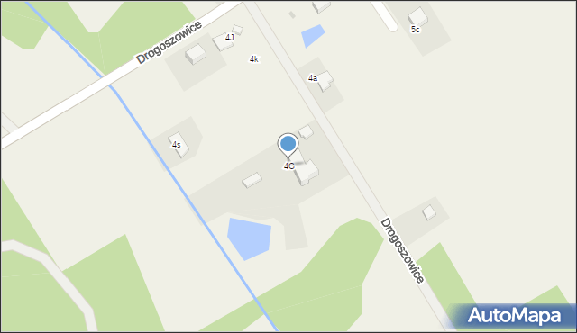 Drogoszowice, Drogoszowice, 4G, mapa Drogoszowice