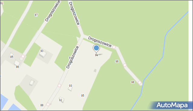 Drogoszowice, Drogoszowice, 94, mapa Drogoszowice