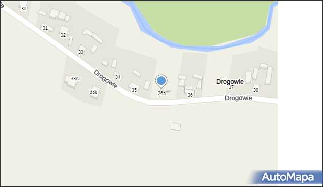 Drogowle, Drogowle, 26a, mapa Drogowle