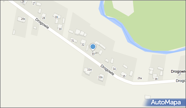 Drogowle, Drogowle, 33, mapa Drogowle