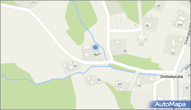 Drohobyczka, Drohobyczka, 56aA, mapa Drohobyczka