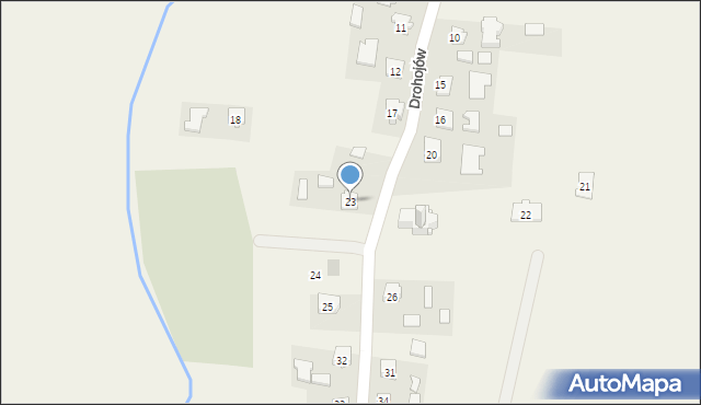 Drohojów, Drohojów, 23, mapa Drohojów