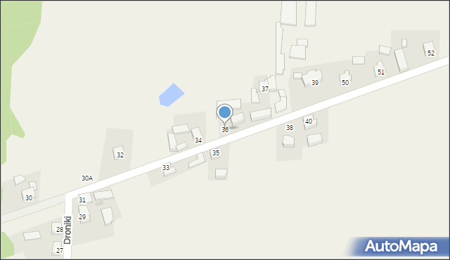 Droniki, Droniki, 36, mapa Droniki