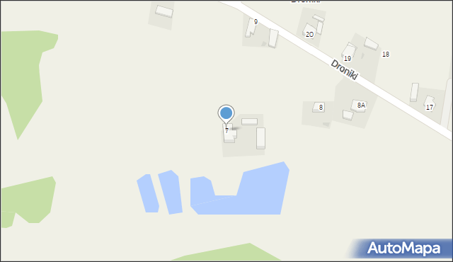 Droniki, Droniki, 7, mapa Droniki