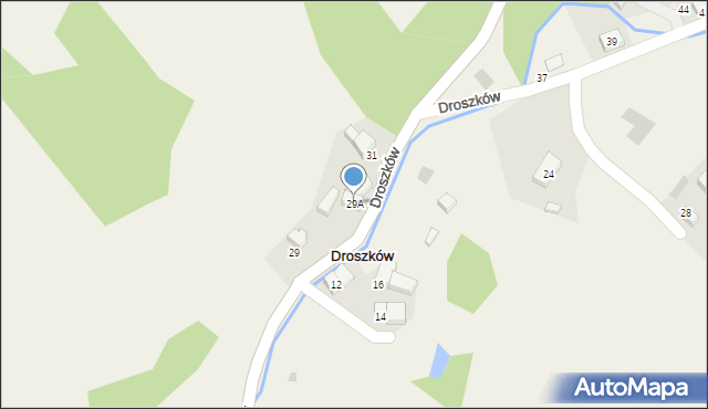 Droszków, Droszków, 29A, mapa Droszków