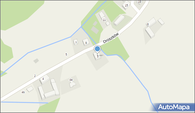 Droszków, Droszków, 3, mapa Droszków