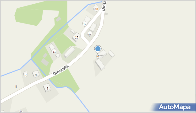 Droszków, Droszków, 6, mapa Droszków