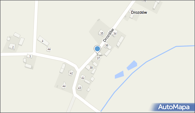 Drozdów, Drozdów, 38, mapa Drozdów
