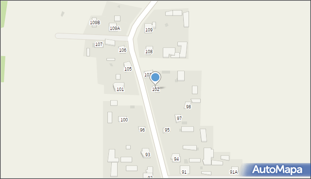 Drozdówka, Drozdówka, 102, mapa Drozdówka
