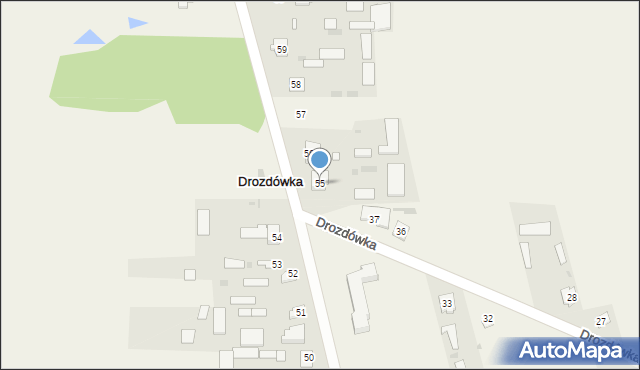 Drozdówka, Drozdówka, 55, mapa Drozdówka