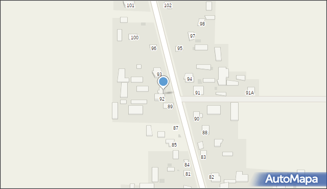 Drozdówka, Drozdówka, 92A, mapa Drozdówka