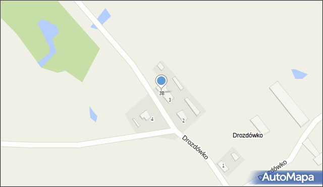 Drozdówko, Drozdówko, 3B, mapa Drozdówko