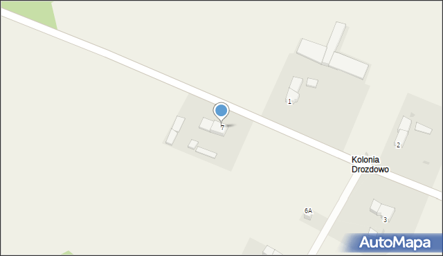 Drozdówko, Drozdówko, 7, mapa Drozdówko