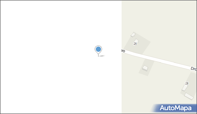 Drozdowo, Drozdowo, 25a, mapa Drozdowo