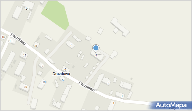 Drozdowo, Drozdowo, 4, mapa Drozdowo
