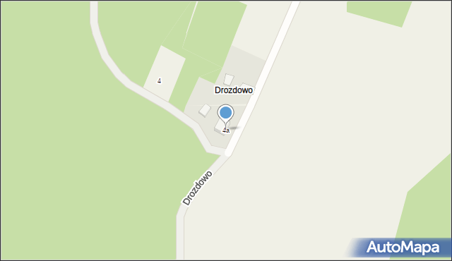 Drozdowo, Drozdowo, 4a, mapa Drozdowo