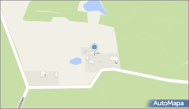 Drozdowo, Drozdowo, 5, mapa Drozdowo