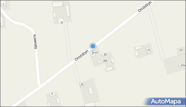 Drożdżyn, Drożdżyn, 37, mapa Drożdżyn