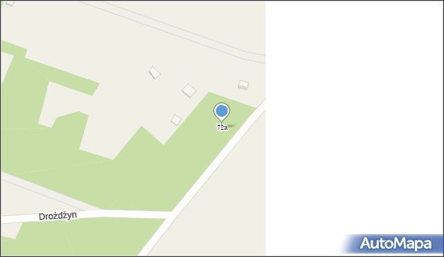 Drożdżyn, Drożdżyn, 72a, mapa Drożdżyn