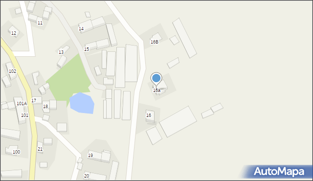 Drożków, Drożków, 16a, mapa Drożków