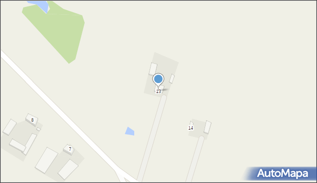 Druchowo, Druchowo, 13, mapa Druchowo