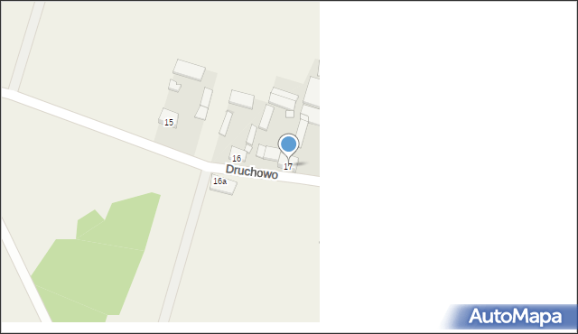 Druchowo, Druchowo, 17, mapa Druchowo