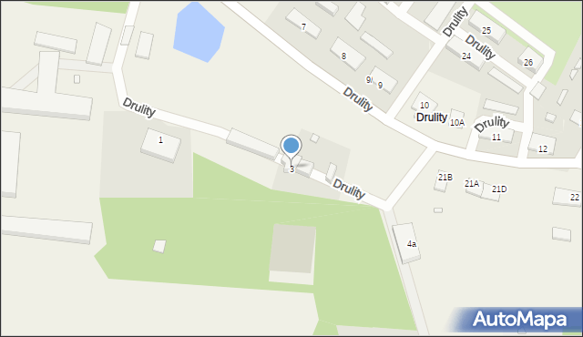 Drulity, Drulity, 3, mapa Drulity