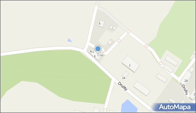 Drulity, Drulity, 6/4, mapa Drulity