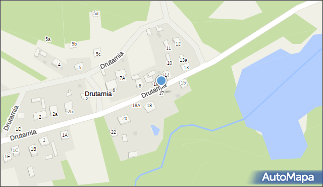 Drutarnia, Drutarnia, 17, mapa Drutarnia
