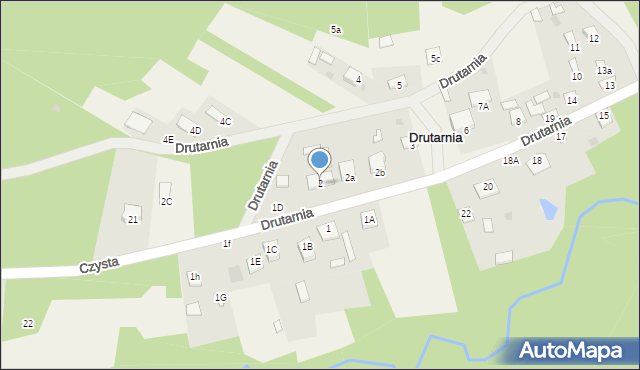 Drutarnia, Drutarnia, 2, mapa Drutarnia