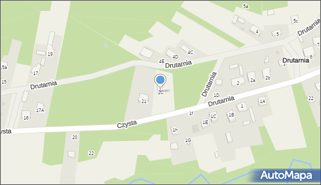 Drutarnia, Drutarnia, 2C, mapa Drutarnia