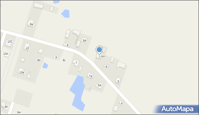 Drużbice, Drużbice, 6b, mapa Drużbice