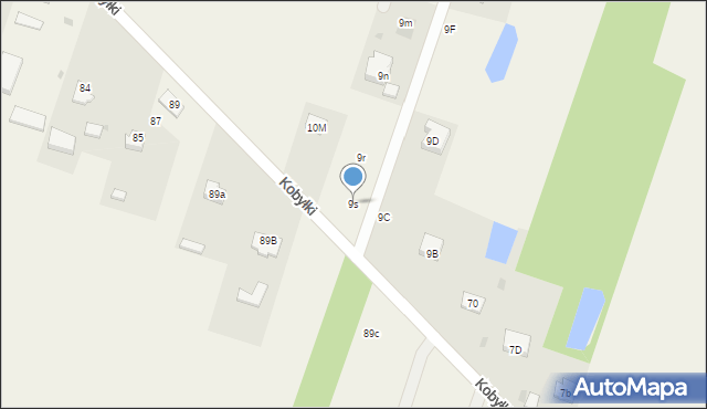 Drużbice, Drużbice, 9s, mapa Drużbice