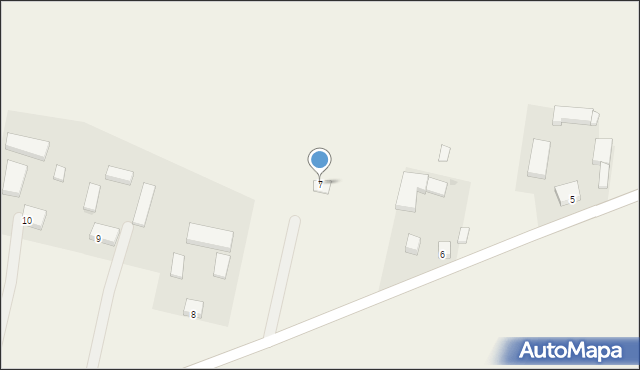 Drużbin, Drużbin, 7, mapa Drużbin