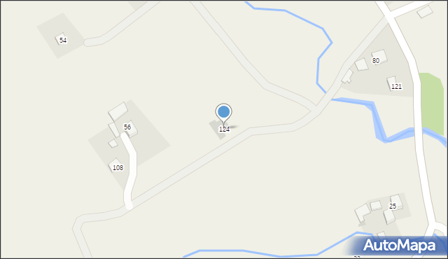 Drużków Pusty, Drużków Pusty, 124, mapa Drużków Pusty