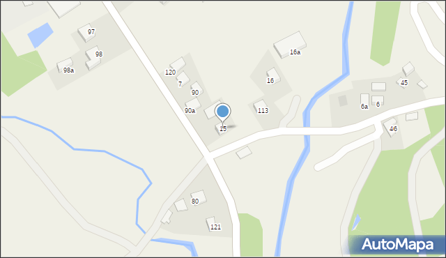 Drużków Pusty, Drużków Pusty, 15, mapa Drużków Pusty