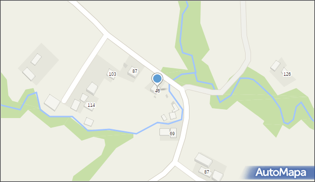 Drużków Pusty, Drużków Pusty, 46, mapa Drużków Pusty
