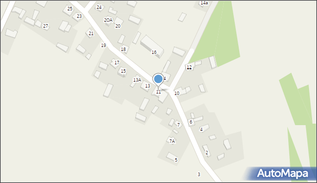 Drużykowa, Drużykowa, 11, mapa Drużykowa