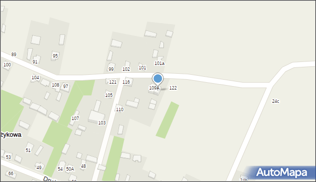 Drużykowa, Drużykowa, 113, mapa Drużykowa