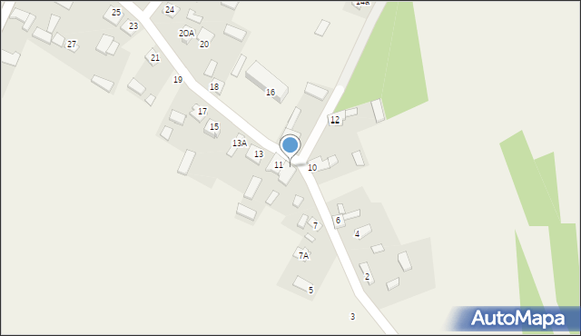 Drużykowa, Drużykowa, 11A, mapa Drużykowa