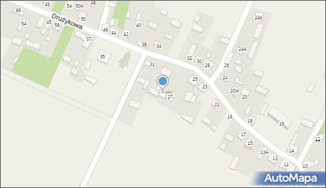 Drużykowa, Drużykowa, 29, mapa Drużykowa