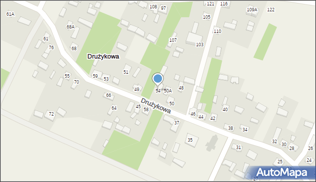 Drużykowa, Drużykowa, 54, mapa Drużykowa